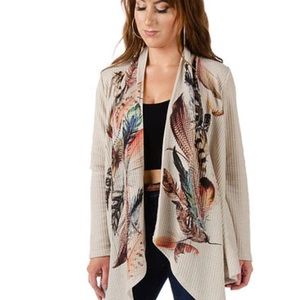 LIBERTY WEAR PLUME CARDIGAN